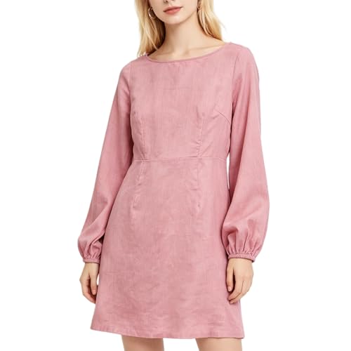 Robe en lin pur pour femme idéale pour vos sorties printanières