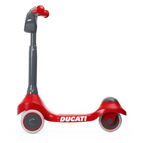 Chicco Ducati Scooter pour Enfants Trottinette évolutive pour Enfants légère et Facile à Transporter Base antidérapante 2 3 Roues caoutchoutées Max 20 kg Idée Cadeau - vue 2