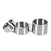 VWHLV Sleeve Bearings, 2pc Steel Sleeve Inner Ring Bushing, ID 25-40mm, OD 29-40mm, Height 12-40mm, Size 25x29x30mm (Color : As Shown, Size : 25x29x30mm)