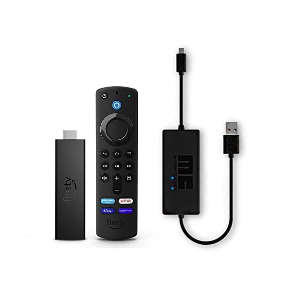 Fire TV Stick 4K Max mit Wi-Fi 6 und Alexa-Sprachfernbedienung + Mission-USB-Ladekabel (kein Wechselstrom-Ladeadapter…