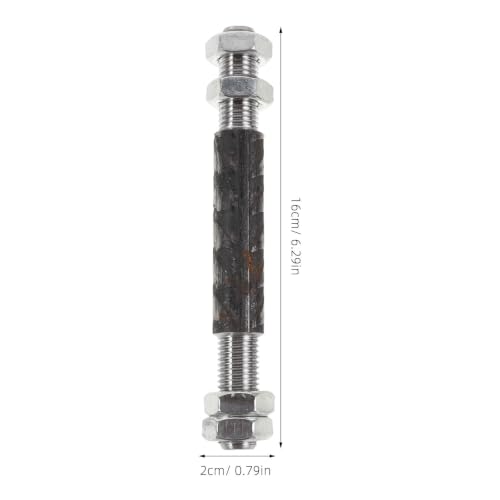 Eje de carretilla manual Zerodeko: repuestos de eje de neumático macizo para carro de jardín 3