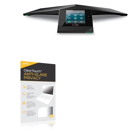 BoxWave Screen Protector Compatible With Poly Trio 8800 - ClearTouch Anti-Glare Privacy (2-Pack), Privacy Screen Protector Flexible Film Anti-Glare