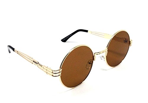 XL Oversized Round Classic Luxury Steampunk Sunglasses