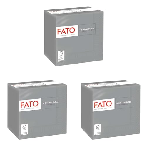 Fato - Serviettes en papier jetables, idéales pour les apéritifs et les cocktails, paquet de 100...