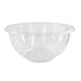 World Centric Clear Ingeo Compostable Salad Bowl, 48 Ounce - 300 per case.