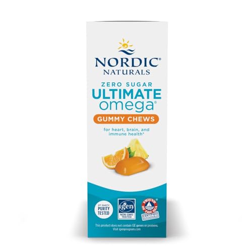 image for Nordic Naturals Zero Sugar Ultimate Omega Gummy Chews - Tropical Fruit