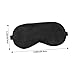 Ipetboom 2Pcs Double-Sided Silk Eye Mask Soft Blackout Sleep Mask Adjustable Strap Comfortable Eye Cover for Sleeping Travel and Office Use