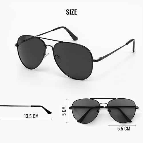 Image of SLOVIC Sunglasses for Men Stylist | UV Protection Goggles for Man | Lightweight & Durable Polycarbonate Material | Unisex Gift for Man & Women | Mens Fashion Sunglasses