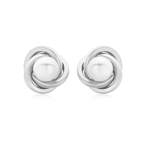 La perla naturale viene usata per la sua lucentezza forte e brillate e la zirconia cubica dona una brillantezza perfetta e splendente Si ricorda che essendo una perla naturale le dimensioni e il colore possono variare