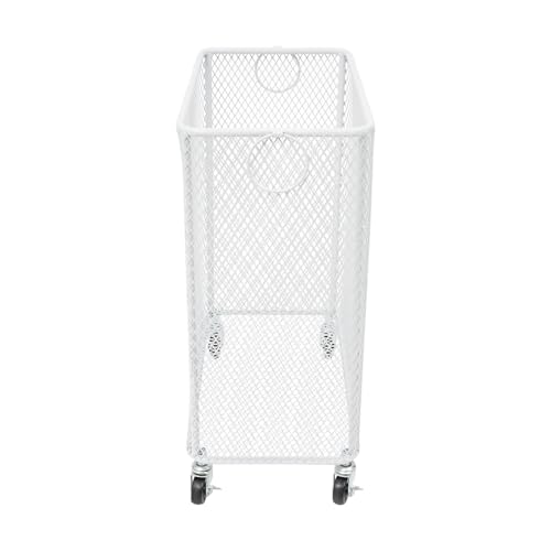 Cesta de lavandería móvil para baño y sala de estar con soporte robusto 5