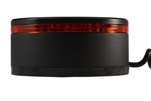 HELLA 2XD 455 255-021 LED Blitzleuchte - Blinkleuchte - K-LED Rebelution - 24/12V - gelb (amber) - Anbau/Magnetbefestigung - Kabel: 600mm - Stecker: DIN ISO 4165 - für Traktor, LKW, Gabelstapler