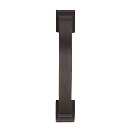 Image of Amerock | Cabinet Pull | Oil Rubbed Bronze | 3 inch (76 mm) Center to Center | Candler | 10 Pack | Drawer Pull | Drawer Handle | Cabinet Hardware