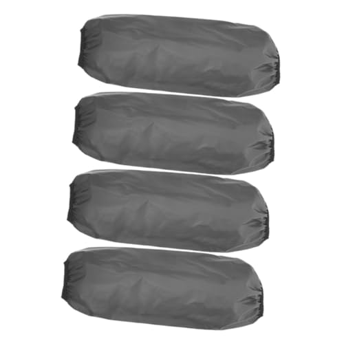 jojofuny 2 Pares Manga Impermeable Protectores De Brazos Manguitos a Prueba De Aceite Mangas De Brazo De Cocina Mangas De Trabajo Cubiertas De Brazo a Prueba De Aceite Tpu Black