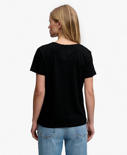 T shirt col V femme Superdry Slub Emb de Studios - vue 7