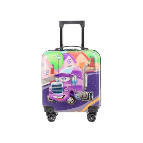 Image of Wise Guys Trolley Luggage Bag for Girls Kids Children Trolley Bag Lightweight Waterproof Suitcase Luggage Bag Compact 360 Wheel Cabin 18 Inch (Train)