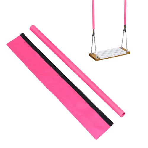 2PCS Swing Chain Cover,Chain Covers for Swings,Suitable for Swing Accessories to Prevent Hand Injuries and Rust Stains, Chain Sleeves are Suitable for Use in Gardens, Terraces, and Porches(Hot Pink)
