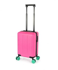Suitcase - 40x30x20cm- Under-seat Cabin Case with Combi-Lock & Detachable Spinner Wheels Modern Lightweight ABS Trolley Cabin Case Ideal Hand Luggage