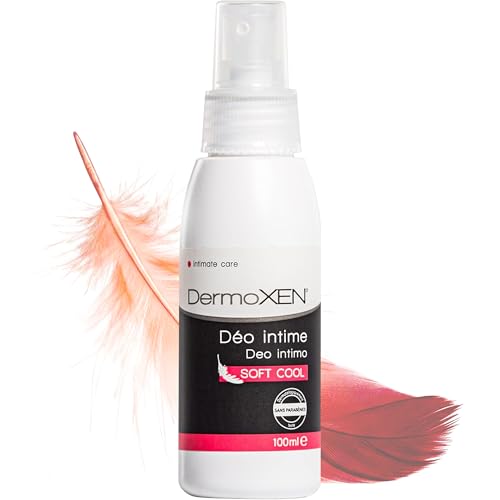 Dermoxen Soft Cool Antibakterielle Intim Deo Spray für Frauen und Männer. Natürlich, geruchlos und sanft für sensible Haut. Frische Effekt. Täglicher Gebrauch. 100ml