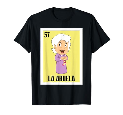 Funny Mexican Grandma Design - La Abuela Maglietta