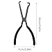 Fuel Line Pliers, Electrical Disconnect Pliers for Cars, Multi-Functional Hose Pipe Clamp Made of Carbon Steel, Fuel Line Disconnect Tool for Cars (Black)