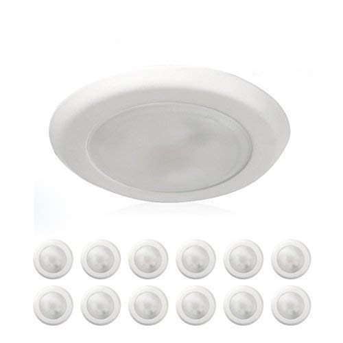 LEDMyplace 5/6-inch 15W Round Dimmable Retrofit LED Recessed Downlight, Pack of 12, 5000K Daylight White, 1200 Lumens, Replacement of 55W, Can Lights for Ceiling, Indoor Lighting for Home, Office