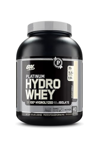 Image of Optimum Nutrition Platinum Hydrowhey Protein Powder, Turbo Chocolate, 3.6LB