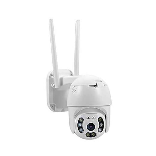 NXXTTNK WiFi HD 1080P IP Camera 8 LEDs Infrared Zoom Outdoor Day/Night Vision Waterproof Camera PTZ Rotation , Intercom, SD Card Recording, Motion Detection