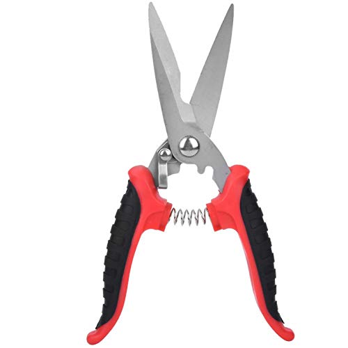 Hardware Tool, Stainless Steel Material Comfortable Wear-Resistant Multifunctional Tin Snips, Hardware Hand Tool for Industry(Multifunctional Electronic Scissors)