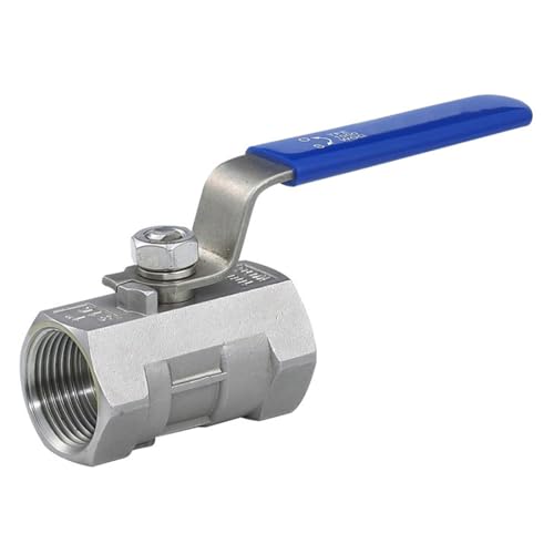 EIHI Valvola Deviatore Rubinetto, Valvola a Sfera a 2 Vie, Valvola a Sfera DN8 1/4' con Maniglia in Acciaio Inossidabile 304 per Tubazioni Sistema Idraulico Deviatore di Flusso