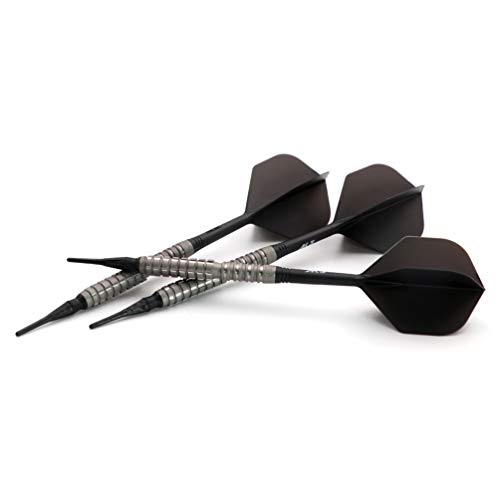 Cuesoul Dazzling Super Grip 20G Soft Tip 90% Tungsten Dart Set Frosted Surface With Rost Rost Integrated Dart Flights And Shafts #TOP1
