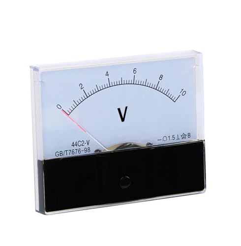 Voltmètre CC 44C2 pour tableau de suivi électrique d'atelier et banc de test 10V