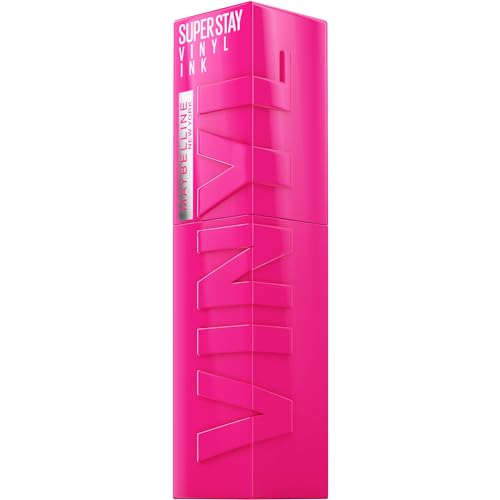 Image of MAYBELLINE Super Stay Vinyl Ink Longwear No-Budge Liquid Lipcolor Make Up, Highly Pigmented Color and Instant Shine, Striking, 1 Count