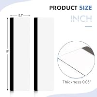 DOLLAR BOSS 2 Pcs 11" x 3.1" Transparent Acrylic Monitor Memo Board — image 3