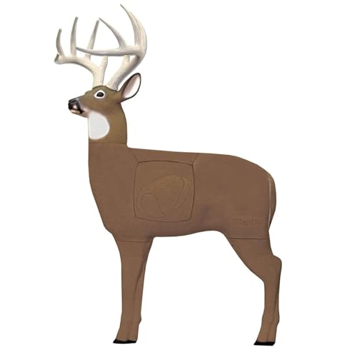 GLENDEL Pre-Rut Buck 3D Archery Target Stops all Broadheads and Field Tips Replaceable 4-sided PolyFusion Core Mimics the Proportions of a 250 lb Whitetail Deer with 150 B&C Antlers