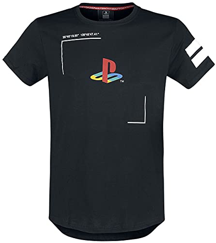 T-Shirt Playstation Japonais Homme Noir XXL Idéal pour vos Soirées Gaming Coool