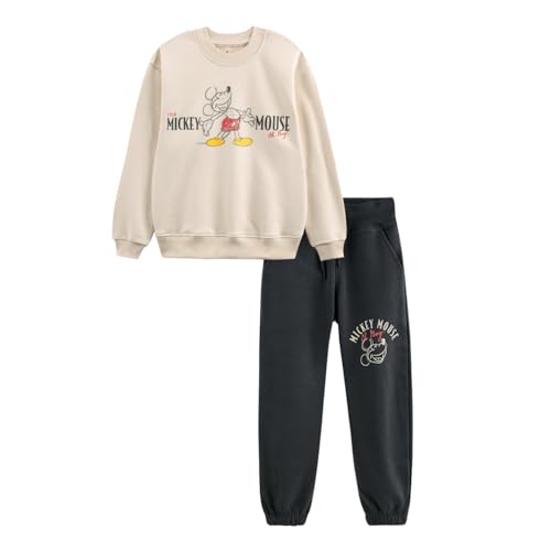 Image of Nap Chief Kids Cotton Official Disney Characters Printed Co ord Set for Boys & Girls, Sweatshirt And Joggers Clothing Set for Casual Wear