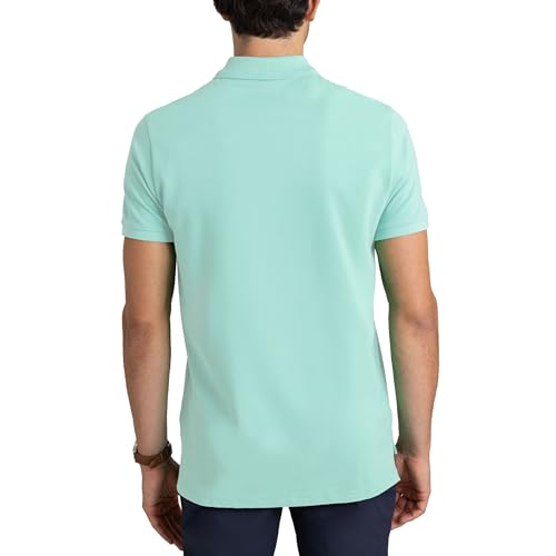 Image of U.S. POLO ASSN. Men Cotton Regular Fit Solid Polo With Small Pony