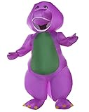 Spirit Halloween Barney and Friends Adult Inflatable Barney Costume | Officially Licensed | Fan-Operated Costume