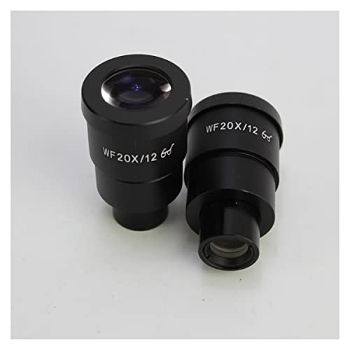 Microscope 2 PCS WF10X WF20X WF15X WF25X High Eyepoint Eyepiece for Stereo Microscope Eyepieces Parts Or Accessories(2PC WF10X 20mm)