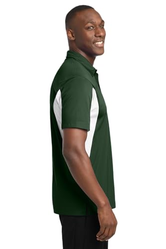 SPORT-TEK Polo Sport-Wick Micropique Unisex Tall con mangas cortas y cuello, corte casual para hombres y mujeres altos miniatura 3
