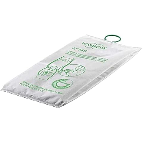 Vorwerk Folletto 140/150 Folk Bags 140 E Vk 150, Original Vorwerk Filters, Cotton Cover