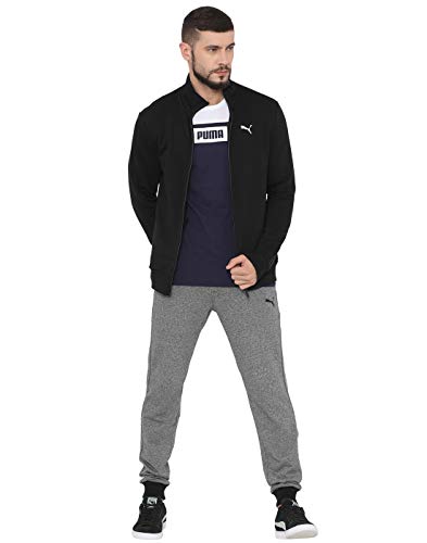 Image of Puma Mens Zip Through Neck Solid Sports Jacket