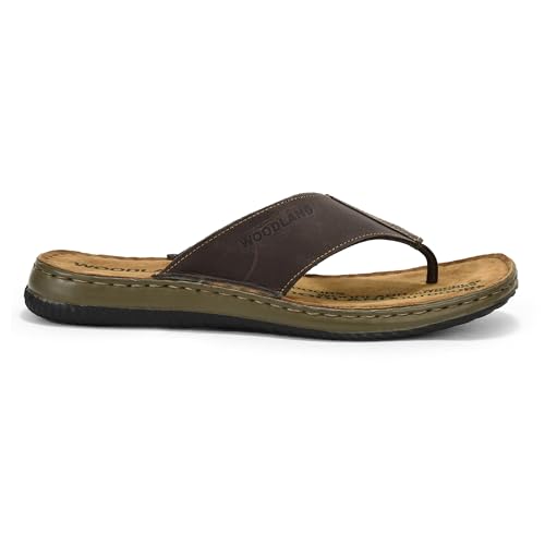 Image of Woodland Men's Leather Slippers