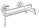 GROHE Essence - Einhand- Wannenbatterie (Wandmontage, integrierter Rüchflussverhinderer, automatische Umstellung), chrom, 33624001