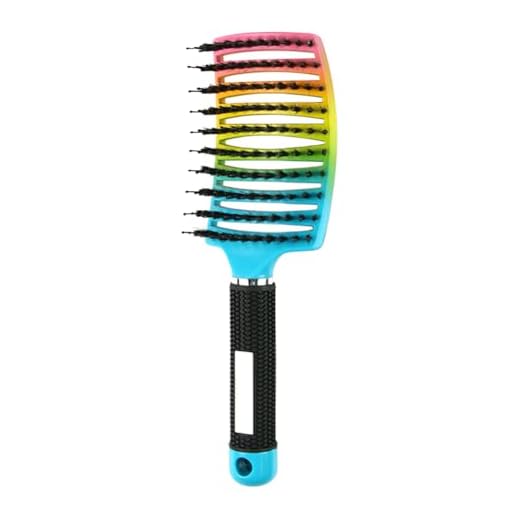 Voremy Magical Brush Detangler, Detangling Brush, Vormey Ultra Detangler Brush, For Wet Or Dry Detangling Hair Brush For Men, Women And Kids, Fast Drying Styling Massage Hairbrush (Rainbow)