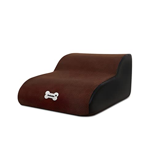 Pet-Stairs-Washable-Zippered-Cover-Removable-Pet-Ramp-High-Density-Sponge-Dog-Stairs2-Tiers-Pet-Stair-Brown - Cucciolini Doodles   Pet-Stairs-Washable-Zippered-Cover-Removable-Pet-Ramp-High-Density-Sponge-Dog-Stairs2-Tiers-Pet-Stair-Brown