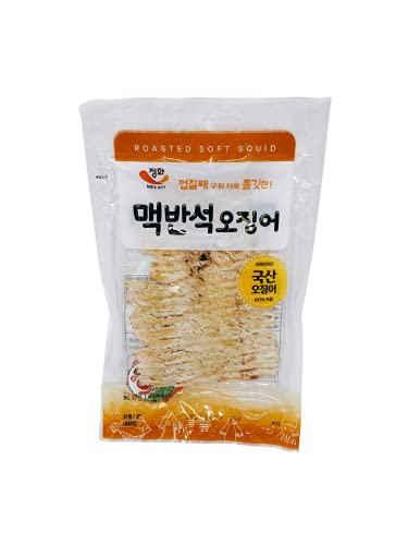 Roasted Squid Snack (4 Pack) / Dried Squid / Seafood Jerky / Squid Jerky (ORIGINAL)