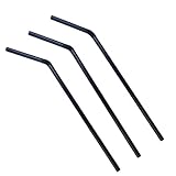 サンナップ 曲がるストロー カラーストロー 500本 21cm ブラック おしゃれ 業務用 大容量 フレキシブル アイスコーヒー アイスドリンク 090114