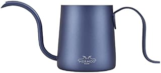MERMOO YILAN Pour Over Kettle Mini Drip Coffee Pot 250ml Gooseneck Kettle Long Narrow Spout Kettle (Blue)