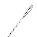 12 Inches Stainless Steel Bar Spoon, Bartender Cocktail Shaker Cocktail Mixing Spoon,Spiral Pattern